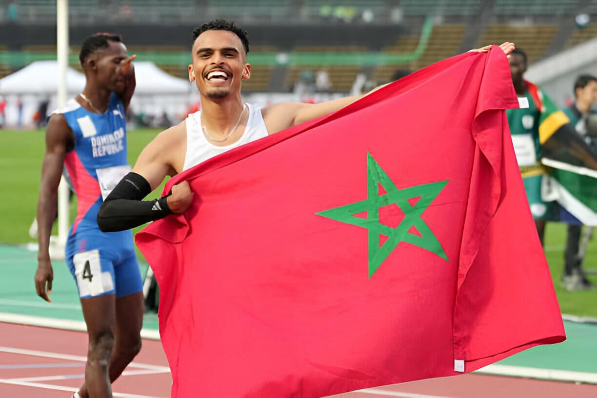 من رحم المعاناة..العداء المغربي أيوب السادني يتوج بطلا للعالم في كوبي باليابان