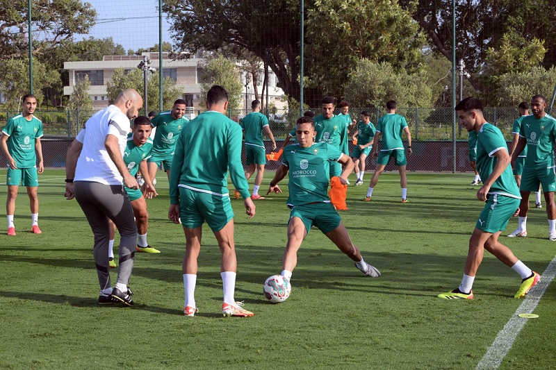 في غياب ريتشاردسون والمزراوي.. “الأسود” يواصلون التحضير لمواجهة زامبيا