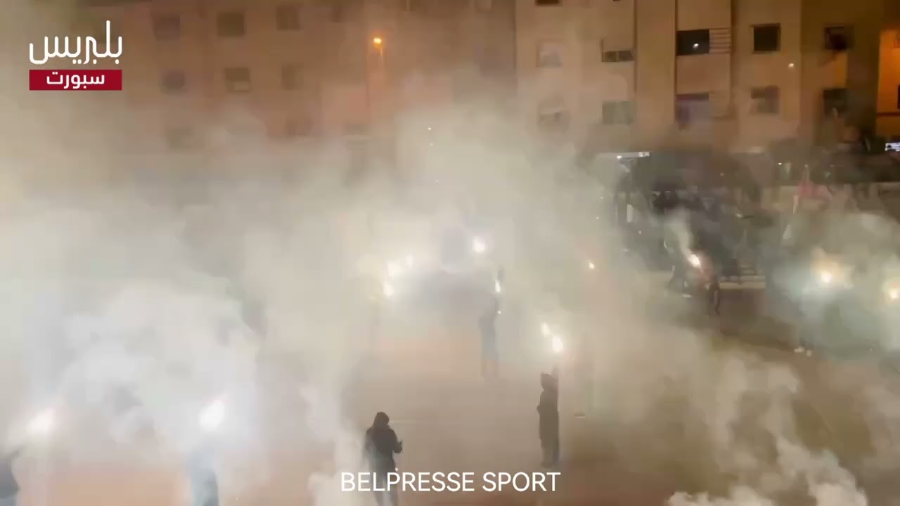 احتفال وكراكاج رهيب للجماهير الرجاوية بمنطقة الرحمة احتفالا بلقب البطولة وكأس العرش 🔥🔥