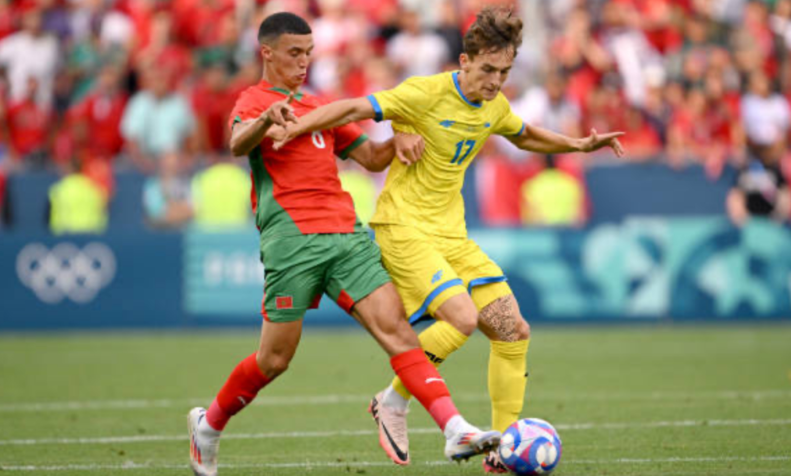 أولمبياد باريس 2024.. أوكرانيا تحقق انتصارا خاطفا أمام المنتخب الوطني