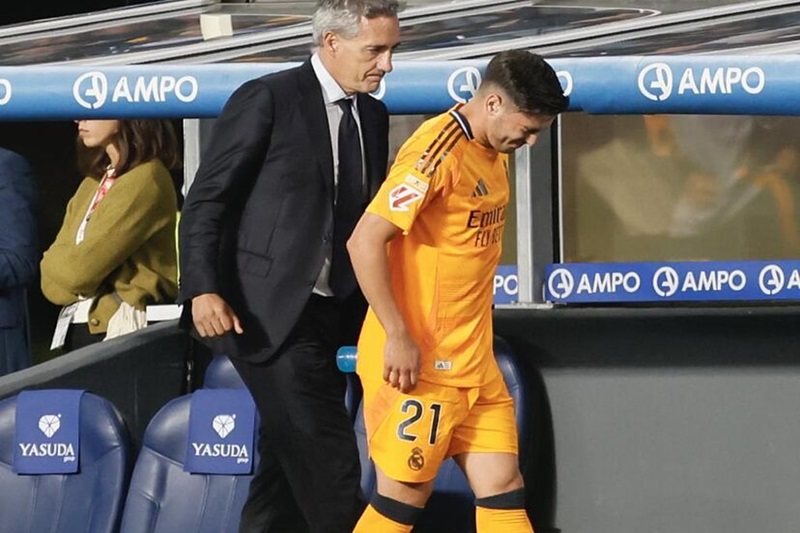 إصابة دياز في سوسيداد تغيبه عن ريال مدريد لفترة طويلة