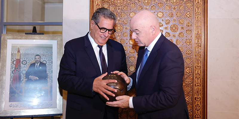 كأس العالم 2030 جوهر محادثات أخنوش وانفانتينو في نيو يورك