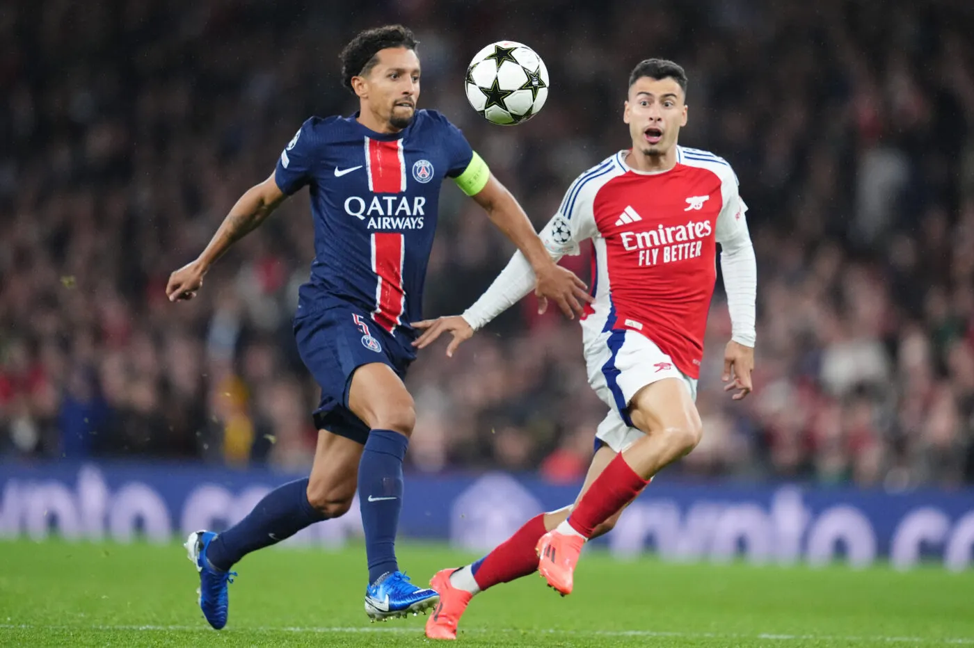 بحضور حكيمي..أرسنال يهزم الPSG بثنائية في الجولة الثانية من دوري الأبطال