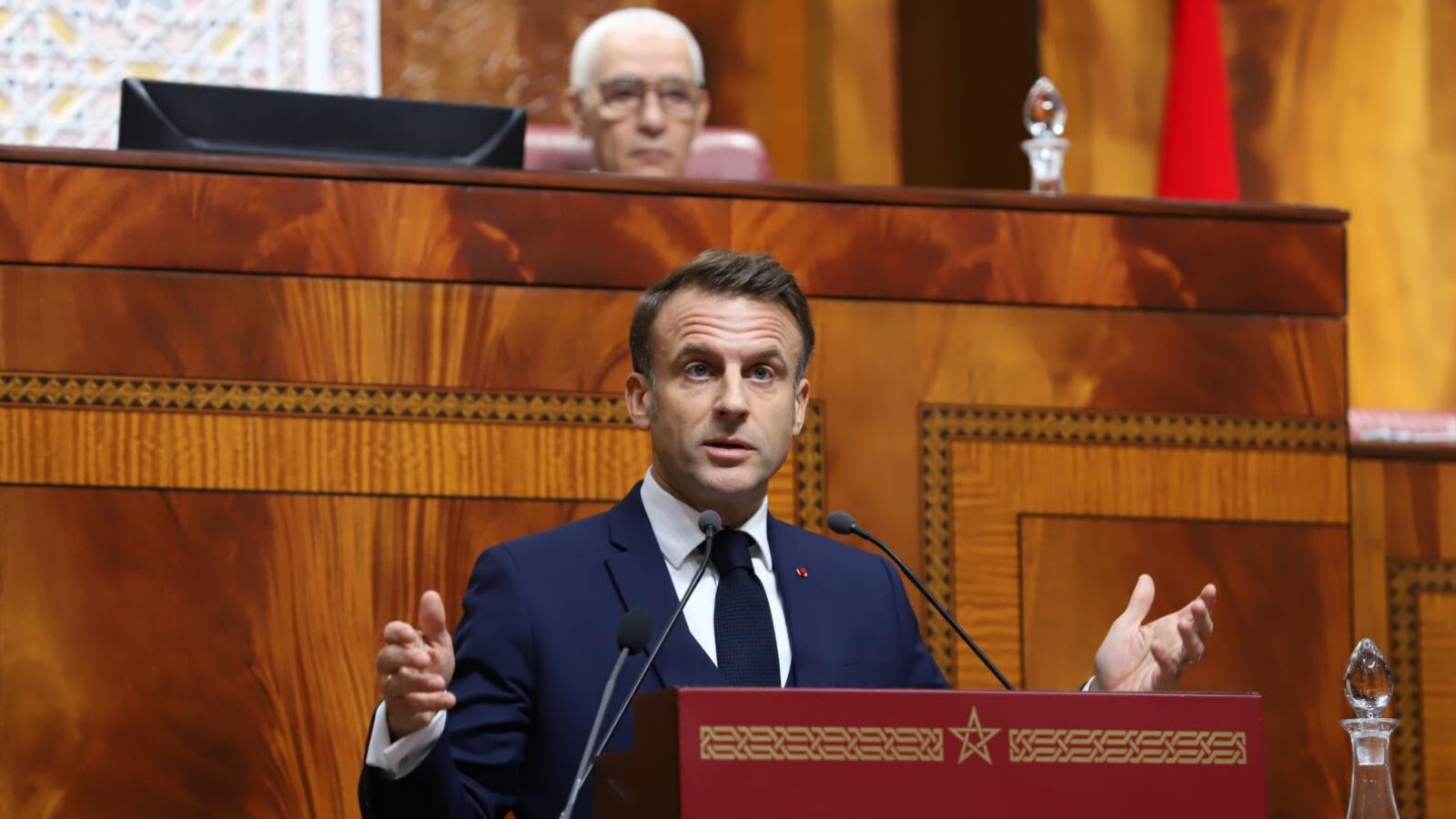 ماكرون: اللاعبون المغاربة متميزون في بطولتنا..أنا متحمس أيضا لحضور “مونديال2030”