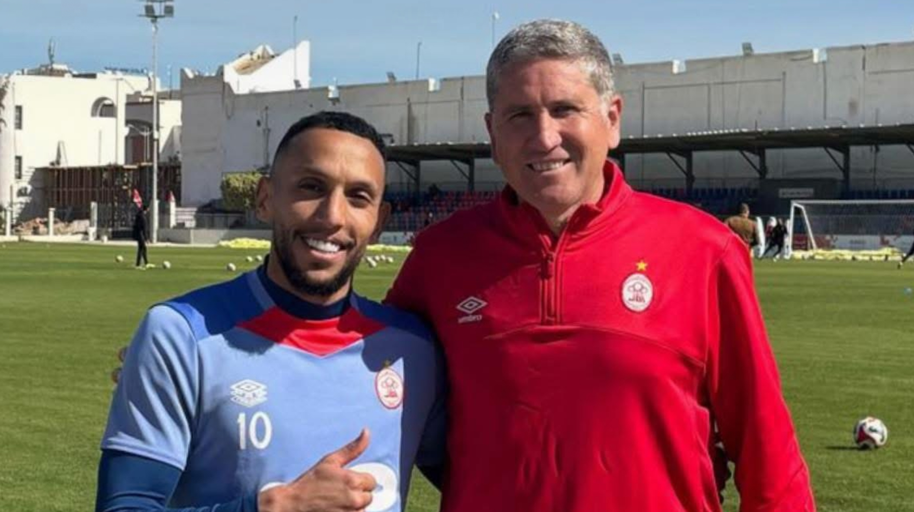 نوفل الزرهوني يصل إلى ليبيا ويشارك في أول مران بقميص الاتحاد