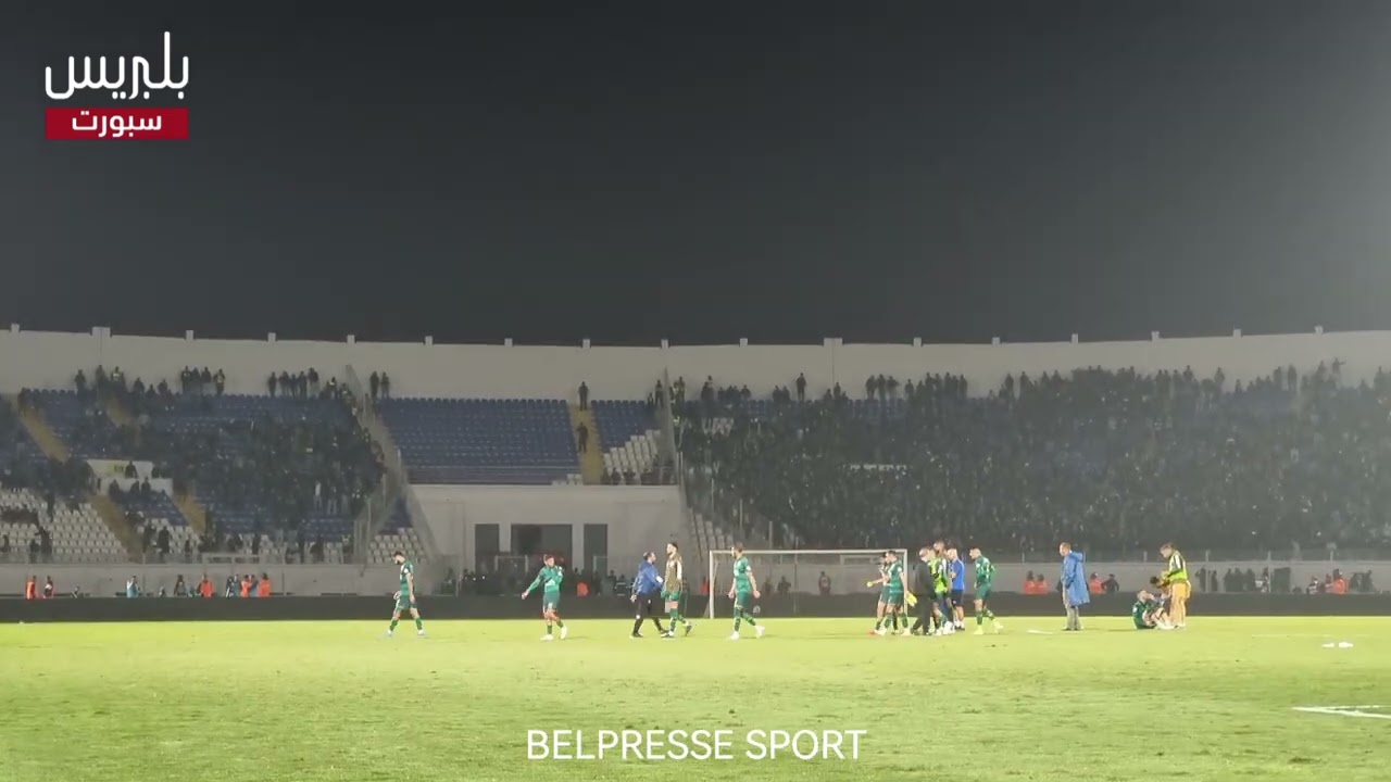 حسرة لاعبي الرجاء بعد الهزيمة القاسيه بعقر الدار أمام الجيش الملكي