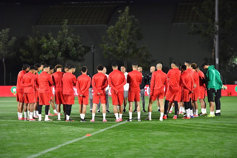 المنتخب الوطني يواصل تحضيراته لمواجهة النيجر قبل التوجه لوجدة الخميس