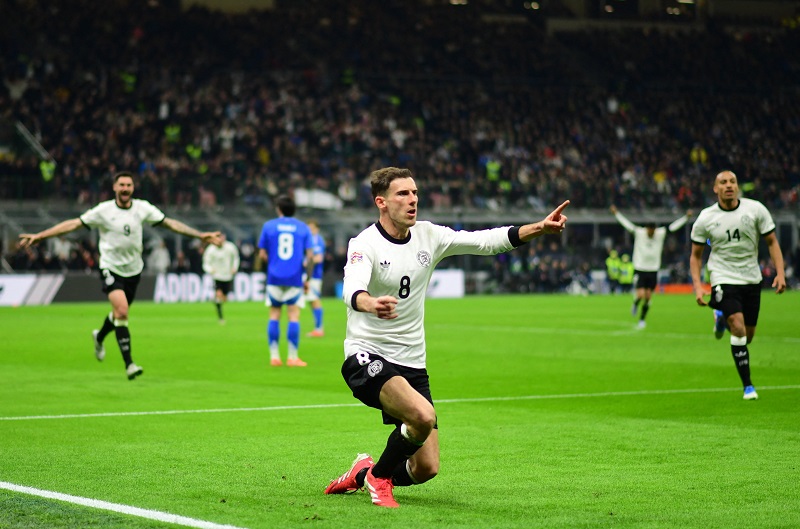 ألمانيا تقلب الطاولة على إيطاليا وتقترب من نصف نهائي دوري الأمم