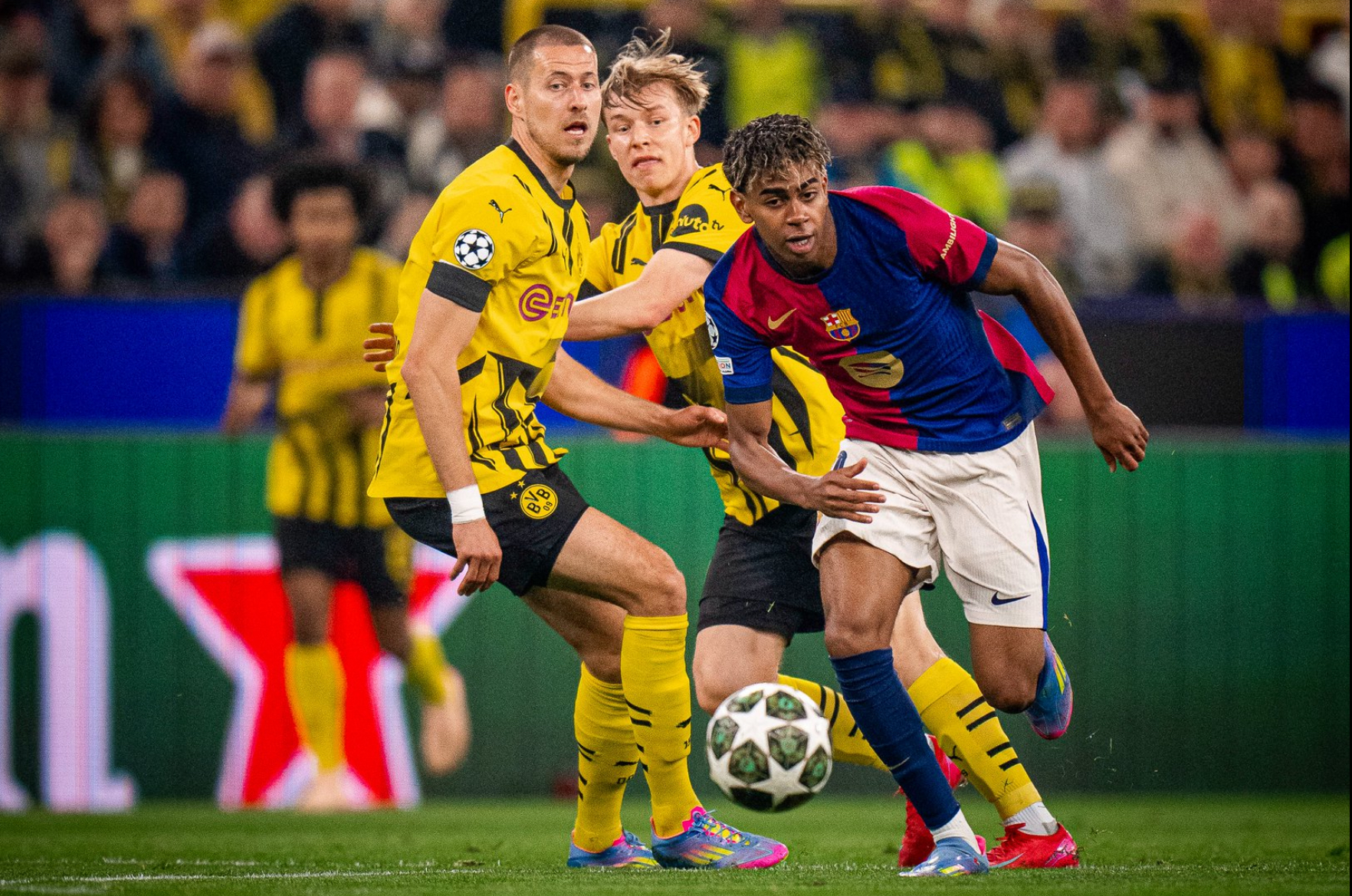 برشلونة يؤكد تأهله لنصف نهائي دوري الأبطال رغم ثلاثية دورتموند إيابا