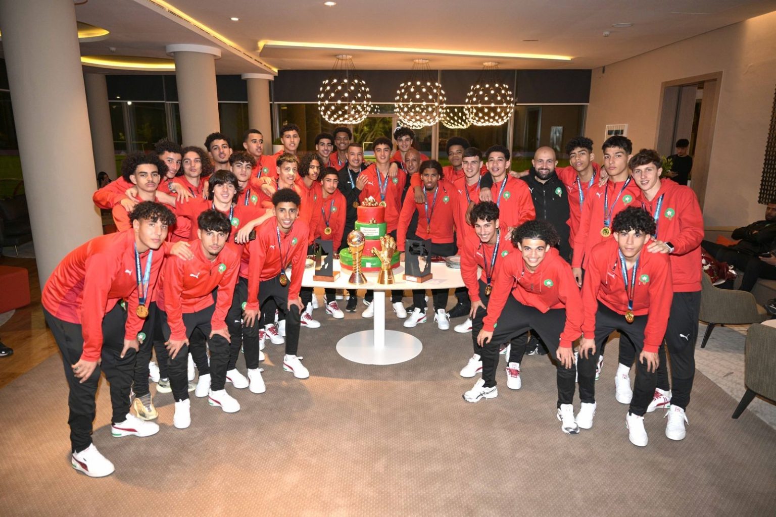 الجامعة الملكية المغربية تكرم أبطال إفريقيا لأقل من 17 سنة