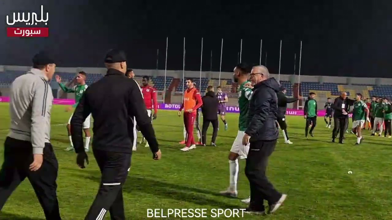 نهاية المباراة في ملعب العبدي بانتصار الدفاع الجديدي أمام الرجاء