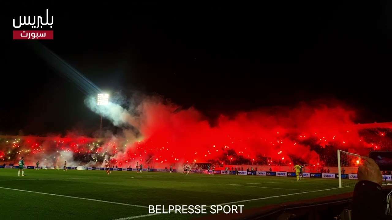 كراكاج جماهير الرجاء الرياضي في قمة المغرب التطواني الرجاء