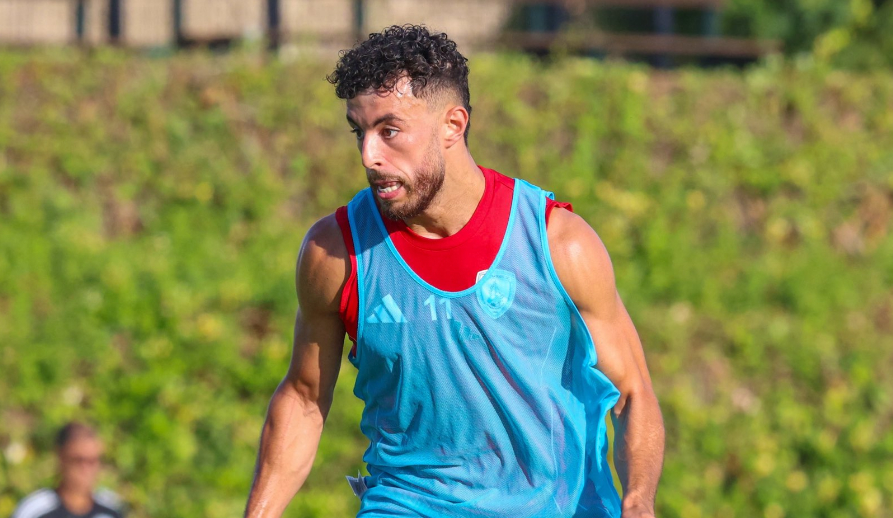 زحزوح يعبر عن سعادته بالتجربة الجديدة بقميص الوكرة القطري