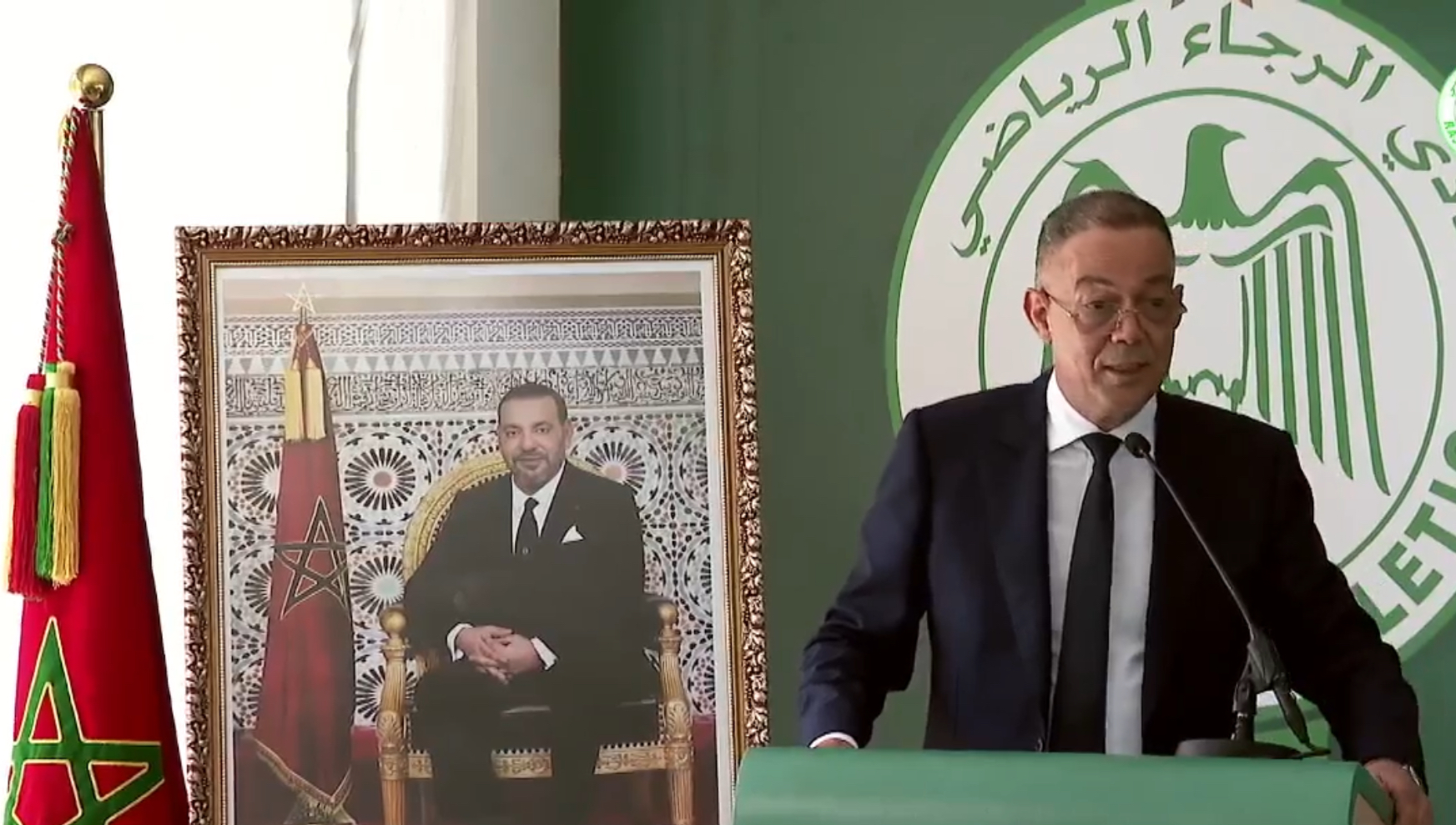 لقجع: الرجاء ركيزة أساسية في مشروع تطوير كرة القدم المغربية