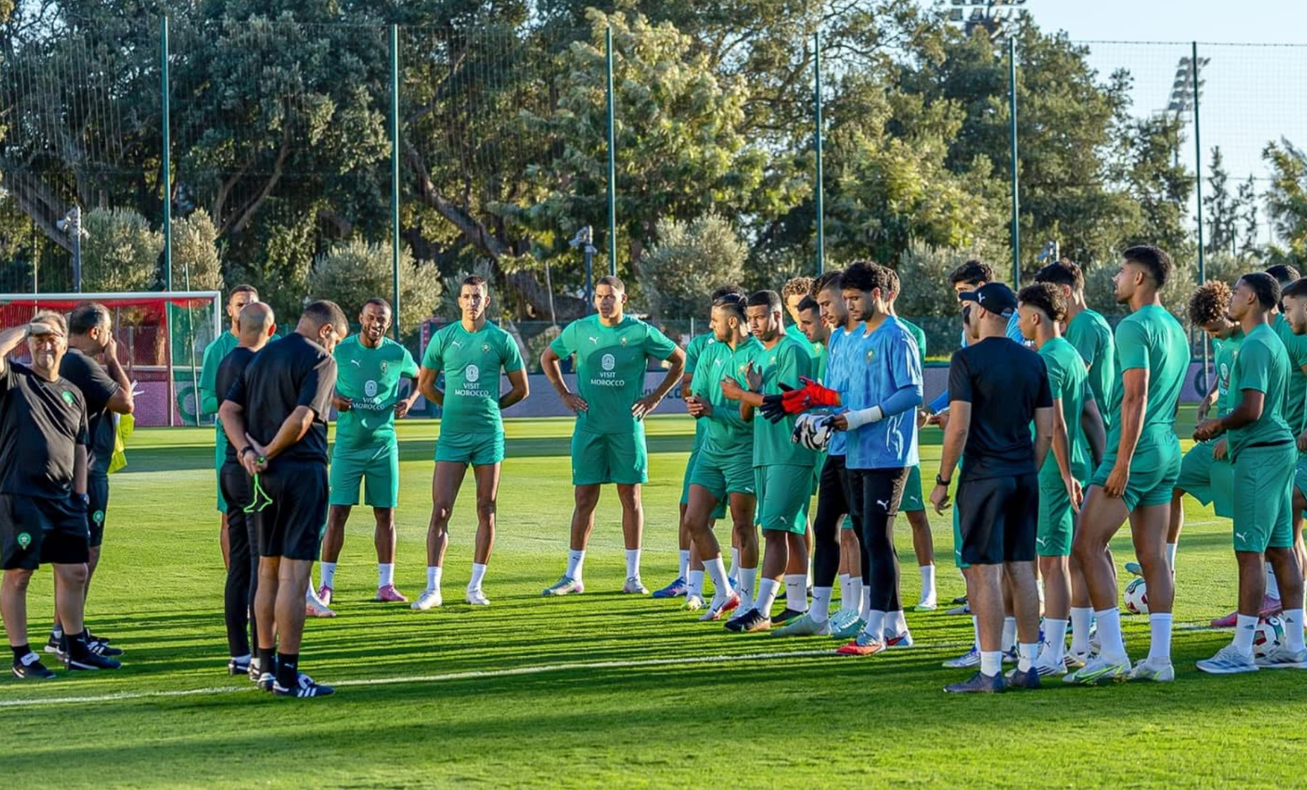 الأسود يرفعون نسق التحضيرات قبل مواجهة النيجر مساء الجمعة