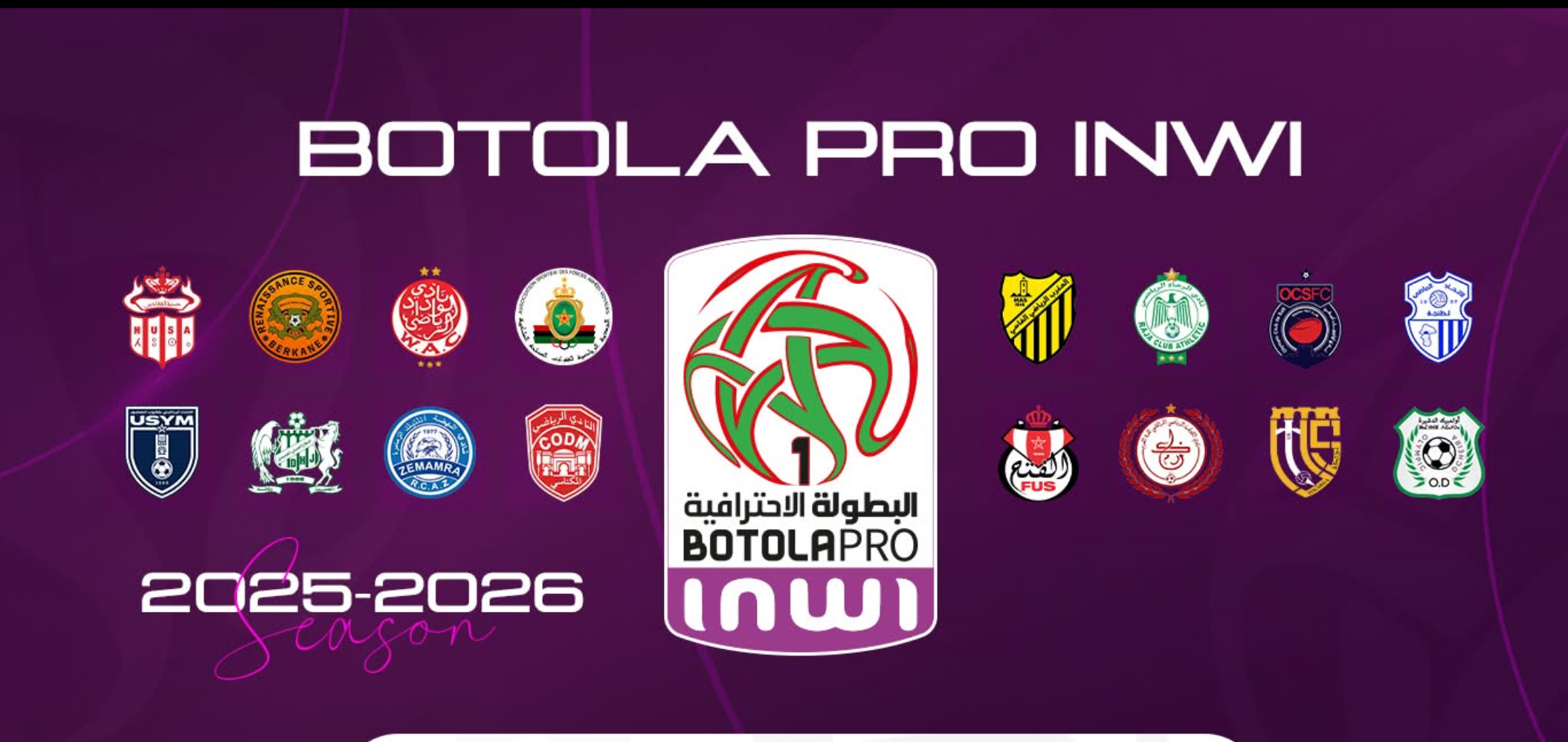 عجلة البطولة الاحترافية المغربية تعود للدوران بمواجهات قوية خلال الجولة الافتتاحية