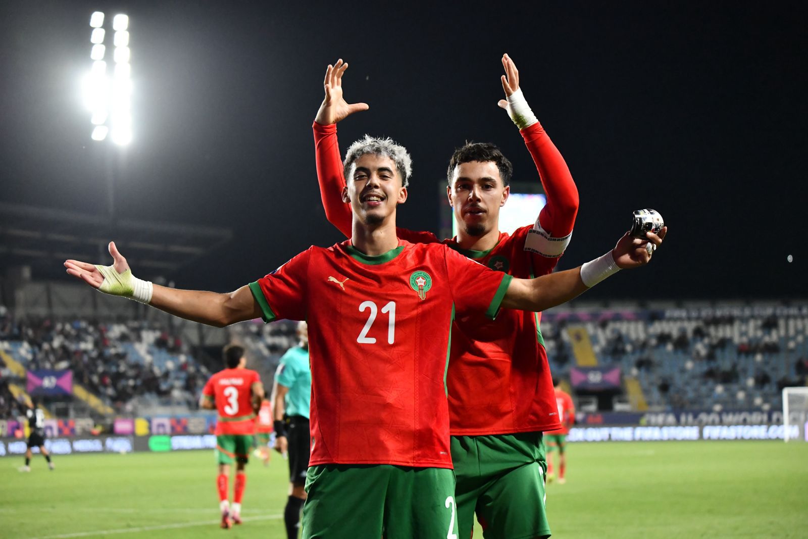 أشبال المغرب في ربع نهائي المونديال بعد ثنائية أمام كوريا
