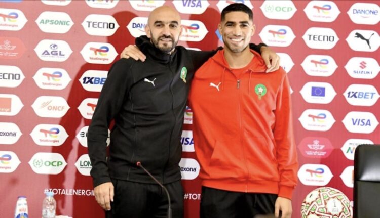 الركراكي يؤكد مشاركة حكيمي أمام زامبيا..رسميا أم بديلا؟