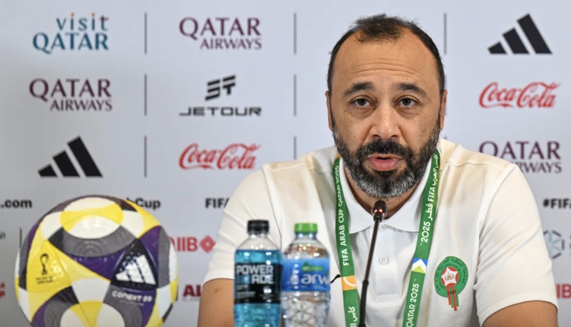 السكتيوي: جاهزون لمواجهة الإمارات وهدفنا إسعاد الجماهير المغربية