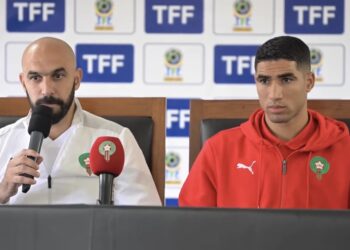 الركراكي وحكيمي في ندوة صحافية قبل مباراة جزر القمر